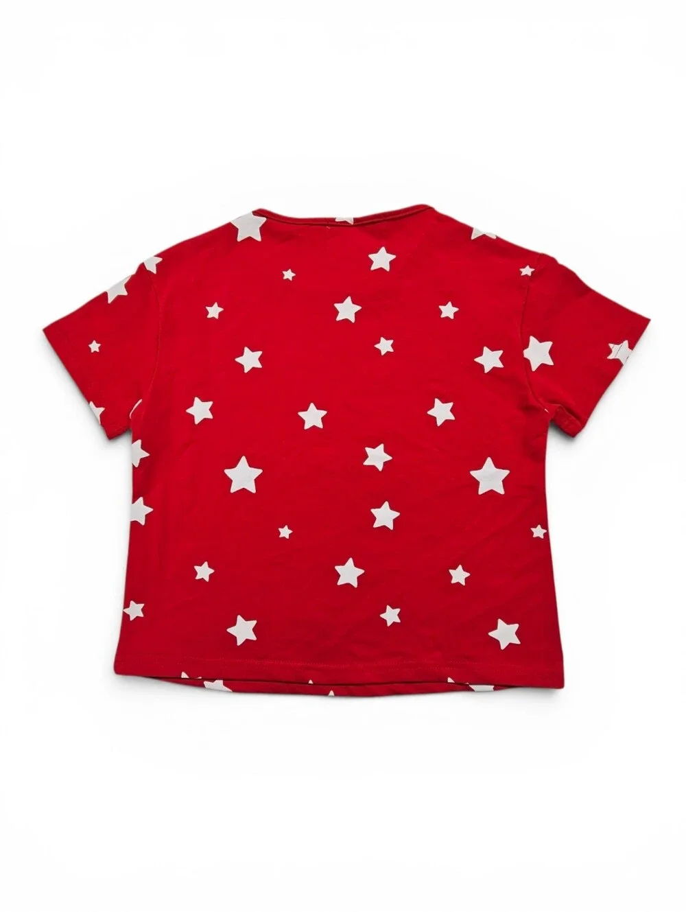 Elizabeth+Faith Americana Stars Shirt And Shorts Set In Red And White Stars Sz 8